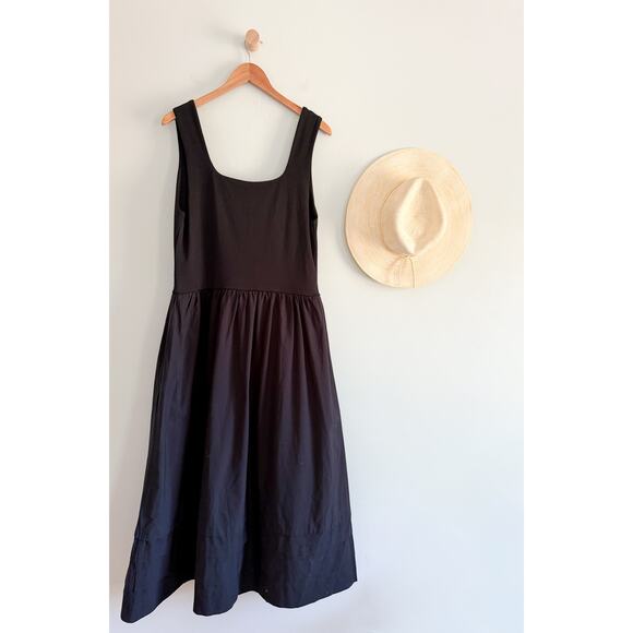 J.CREW | NWT Tall drop-waist mixy dress in Black | Sz TXL - Picture 10 of 10